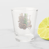 Steampunk Leprechaun Shot Glas (Achterkant)