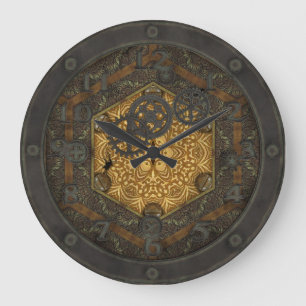 Steampunk-Lijsten met gezicht Grote Klok