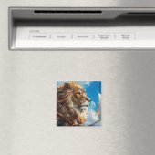 Steampunk Lion Magneet (Insitu (Vaatwasser))