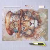 Steampunk Lion Tissuepapier (Craft)