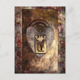 Steampunk - Locksmith - De sleutel tot mijn hart Briefkaart