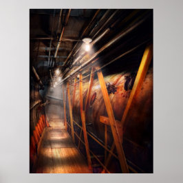 Steampunk - Loodgieterswerk - De gang Poster