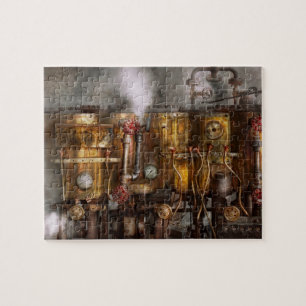 Steampunk - Loodgieterswerk - Destillatieapparaat Legpuzzel