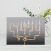 Steampunk - Loodgieterswerk - Verlichting van de M (Staand voorkant)