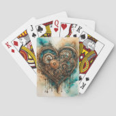Steampunk Love Pokerkaarten (Achterkant)