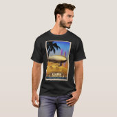 Steampunk luchtschip Pharaoh's Glory T-shirt (Voorkant volledig)