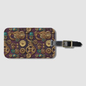 Steampunk Machinery Bagagelabel (Voorkant (horizontaal))