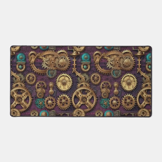 Steampunk Machinery Desk Mat (Voorkant)
