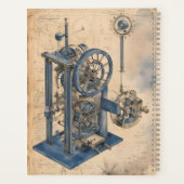 Steampunk Machinery Junk Journal Page Planner (Achterkant)
