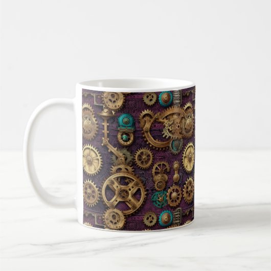 Steampunk Machinery Mok (Links)