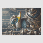 Steampunk Mallard Duck -Decoupage- Tissuepapier (Voorkant)