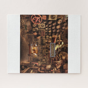 Steampunk~Man Cave~Gages~Meters~Pipes~ Legpuzzel