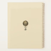 Steampunk Man met oortjes Planner (Achterkant)