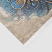 Steampunk Mannelijke Leeuw Decoupage Papier (Detail)