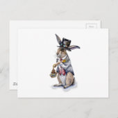 Steampunk March Hare Briefkaart (Voorkant / Achterkant)