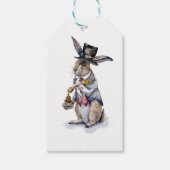 Steampunk March Hare Cadeaulabel (Voorkant)