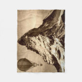 Steampunk Matterhorn Fleece Deken (Voorkant)