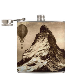 Steampunk Matterhorn Heupfles