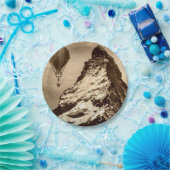 Steampunk Matterhorn Papieren Bordje (Feest)