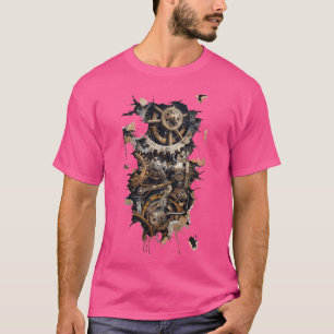 Steampunk Mechanical Gears Art T-shirt