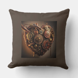 Steampunk Mechanical Heart Kussen