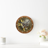 Steampunk Mechanical Heart Ronde Klok (Huis)