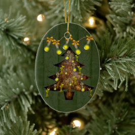 Steampunk Metaal Boom Ornament