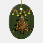 Steampunk Metaal Boom Ornament (Voorkant)