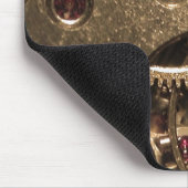 Steampunk Metaal Clock Gears Muismat (Hoek)