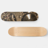 Steampunk Metaal Clock Gears Skateboard (Horizontaal)