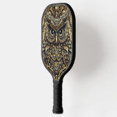 Steampunk Metal Gears en Uil Pickleball Paddle (Links)