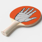 Steampunk Metal Hand Tafeltennisbatje (Voorkant Gekanteld)