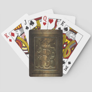 Steampunk Metal Pokerkaarten