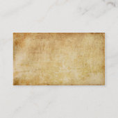 Steampunk Monogram Antiek R Visitekaartje (Achterkant)