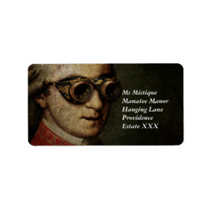 Steampunk Mozart Etiket