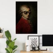Steampunk Mozart Poster (Thuiskantoor)