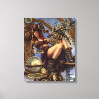 Steampunk Navigator Wrapped Canvas