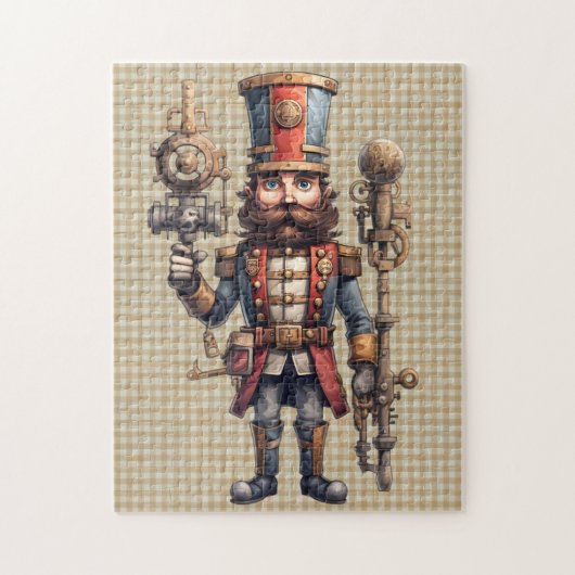 Steampunk Notenkraker Puzzel (Verticaal)