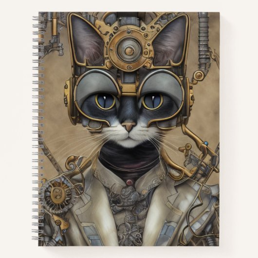  steampunk notitieboek (Voorkant)