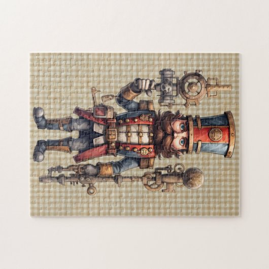 Steampunk Nutcracker Puzzle (Horizontal)