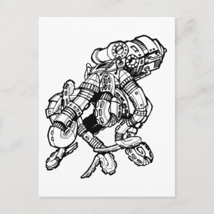 Steampunk Octopus Briefkaart