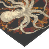 Steampunk Octopus en Rusty Clockwork Gear Korte Tafelloper (Hoek)