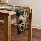 Steampunk Octopus en Rusty Clockwork Gear Korte Tafelloper (Voorbeeld)