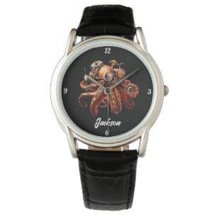 Steampunk Octopus Horloge