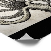 Steampunk  Octopus Poster (Hoek)