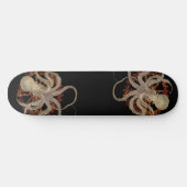 Steampunk Octopus & Rusty Clockwork Gear Skateboard (Horizontaal)