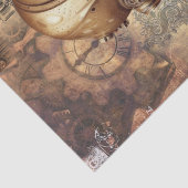 Steampunk Octopus Tissuepapier (Detail)