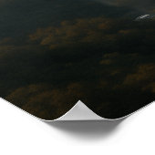 Steampunk Odyssey:  luchtschip Waterverf Kunst Poster (Hoek)