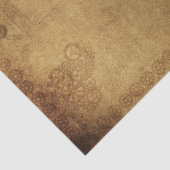 Steampunk Old Gears Industrial Tissuepapier (Detail)