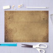 Steampunk Old Gears Industrial Tissuepapier (Craft)